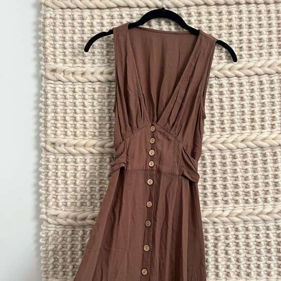 MARSHALLS Extra Small Brown Summer Dresss - Picture 4 of 9